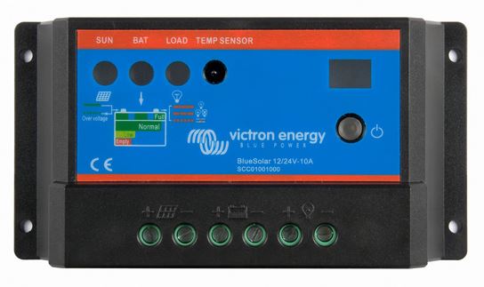 Victron BlueSolar PWM-Light solcelleregulator 12/24V 10A