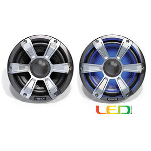 Fusion 7.7 Lautsprecherset Chrom + LED