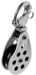 Aluminium blok - glideleje – Single with snap Shackle – 45x12 mm – 500 kg