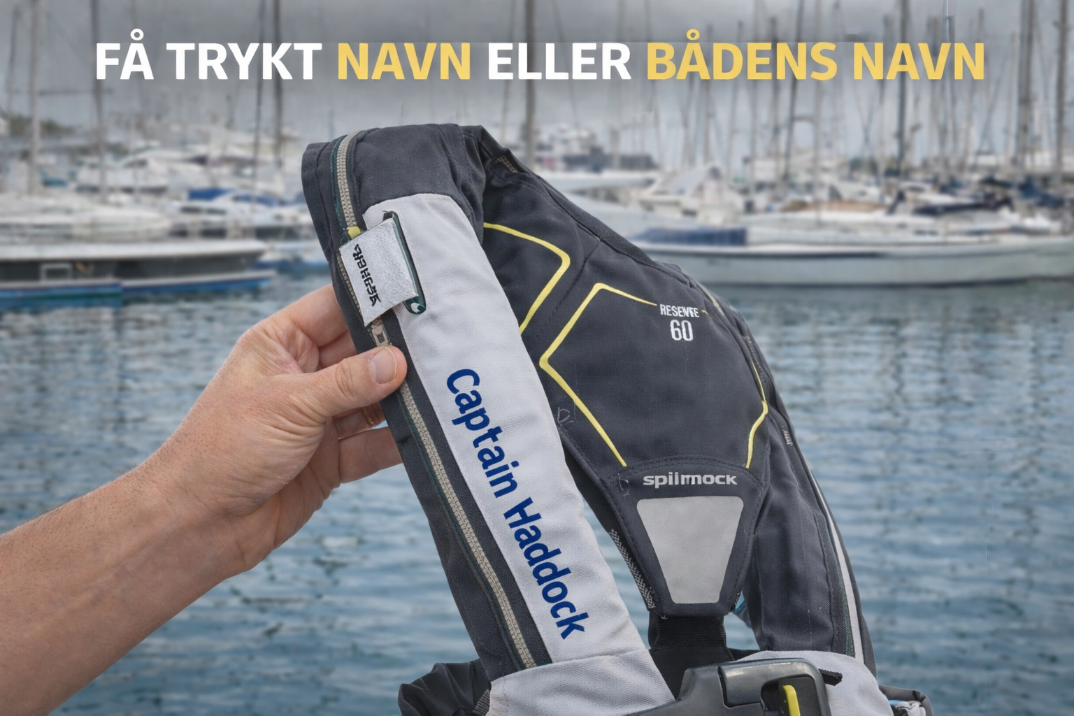 Print Spinlock Deckvest color BLUE