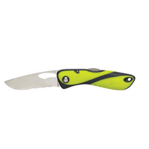 Wichard offshore knife fluorescent/black