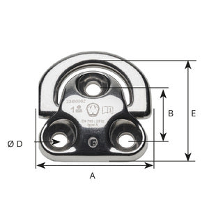 Wichard Pad eye 8 mm - PPE