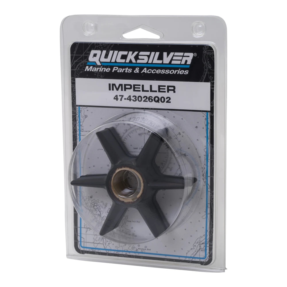 Quicksilver vandpumpeimpeller 47-43026Q02 med seks blade