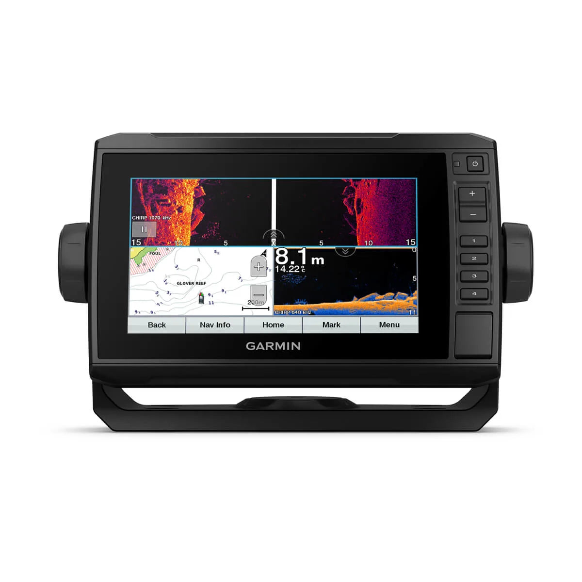Garmin ECHOMAP™ UHD 72sv mit GT56UHD-TM-Geber