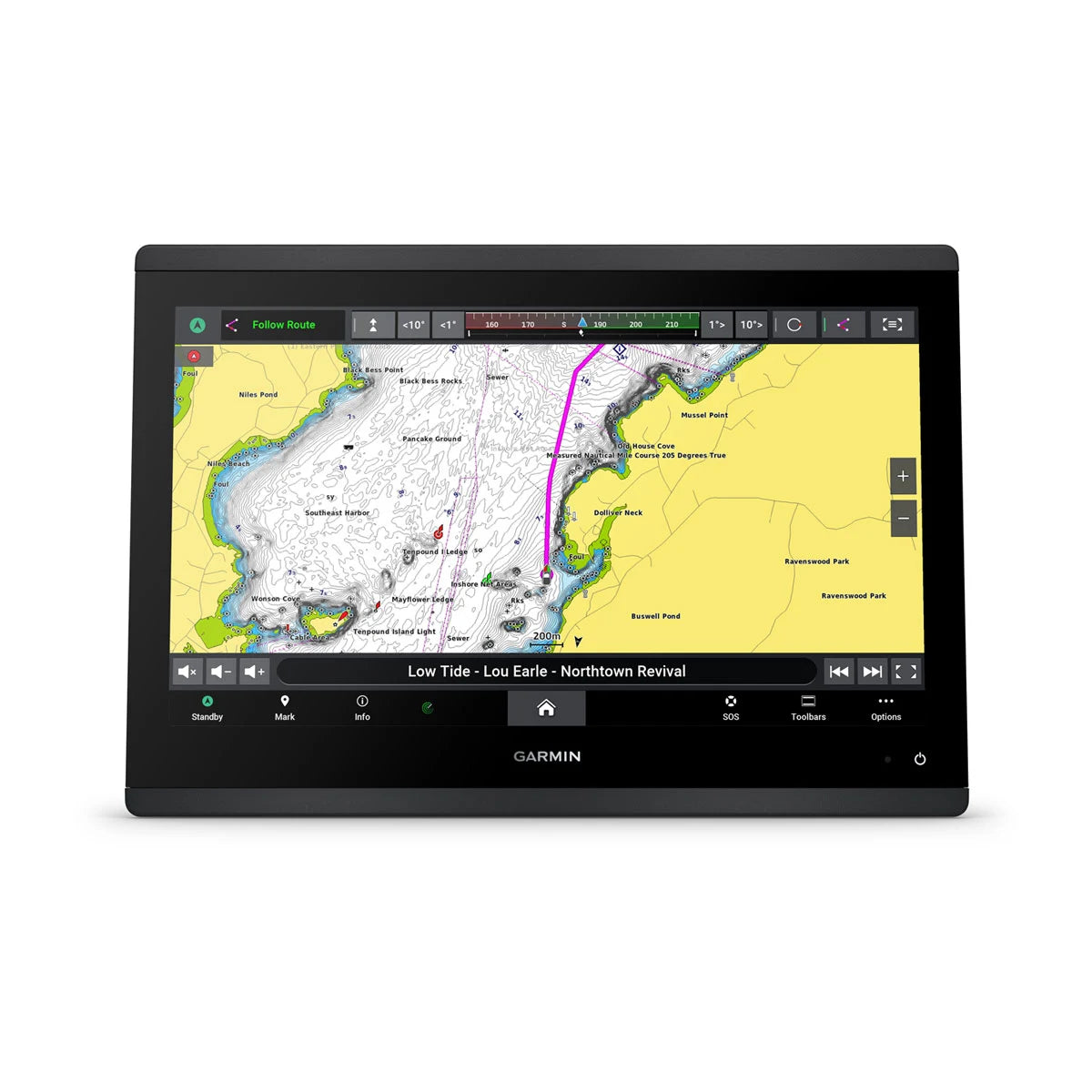Garmin GPSMAP® 1623xsv SideVü, ClearVü og Traditional chirp ekkolod med globalt baggrundskort