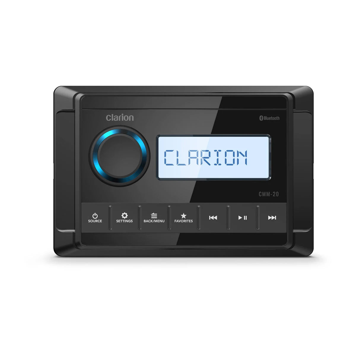 Clarion® marinekildeenhed med LCD-skærm (CMM-20)