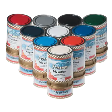 Epifanes Polyurethan. 2-Komponenten-Farbe, Spezialfarbe Epifanes, 3 kg.