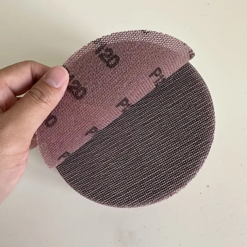 Sliberondeller Ø150 mm net med velcro 5 stk. - Passer til Mirka, Bosch, Milwaukee og mange andre slibemaskiner