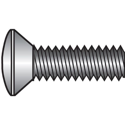 Maschinenschraube Linsenkopf M6 x 50 DIN 964 A4 Gerader Schlitz Beutel à 3 Stück