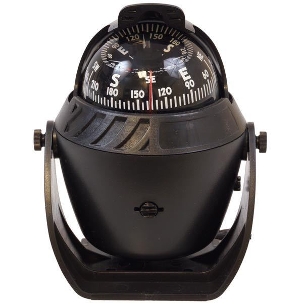 1852 compass black Ø70mm with bracket, light & compensator