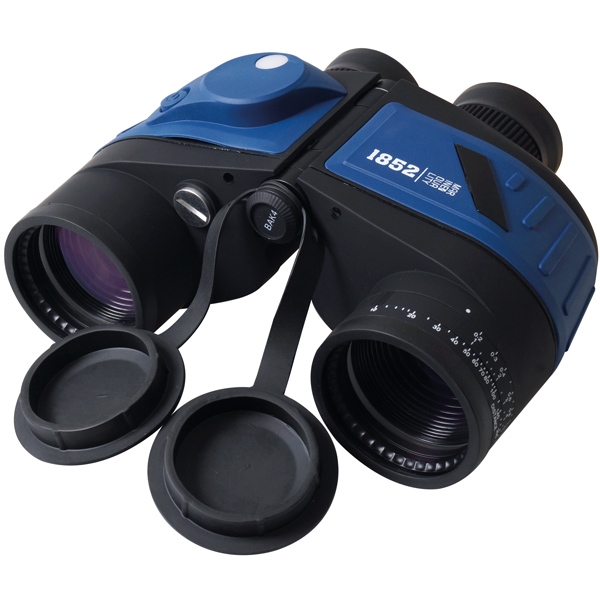1852 binoculars 7x50 bak-4 prism, captain with compass & waterproof