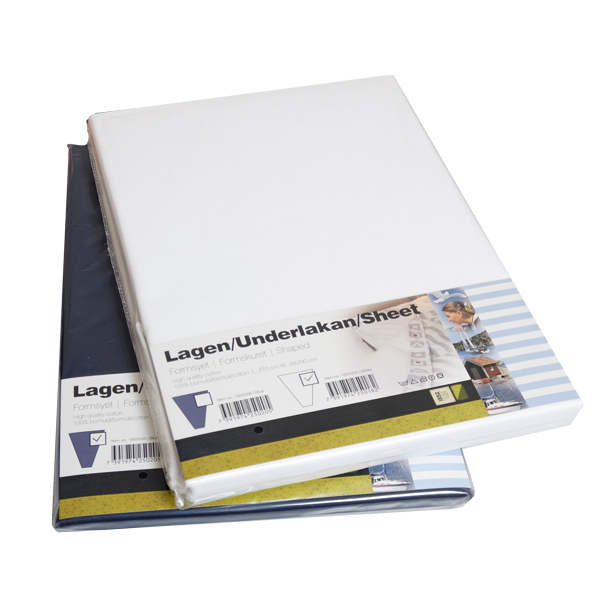 Fitted sheet for the front berth 260x270x90cm white