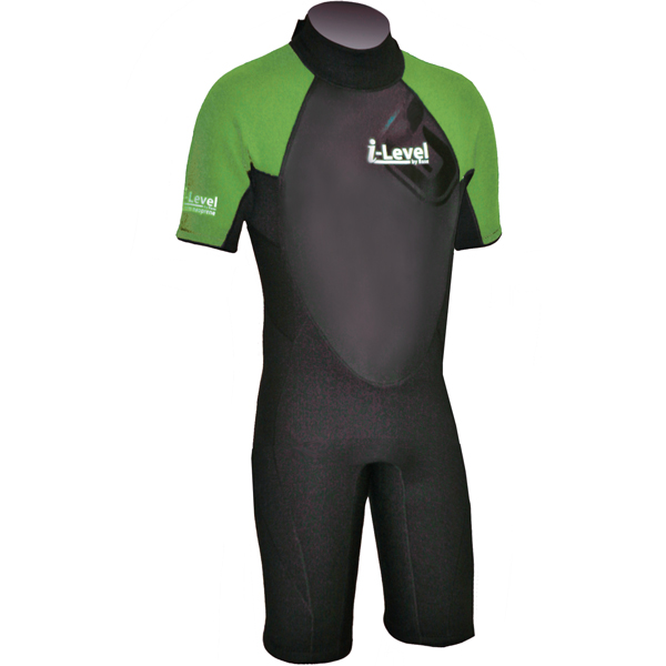 Base Neoprenanzug i-level junior kurzes Modell lime Größe 115cm