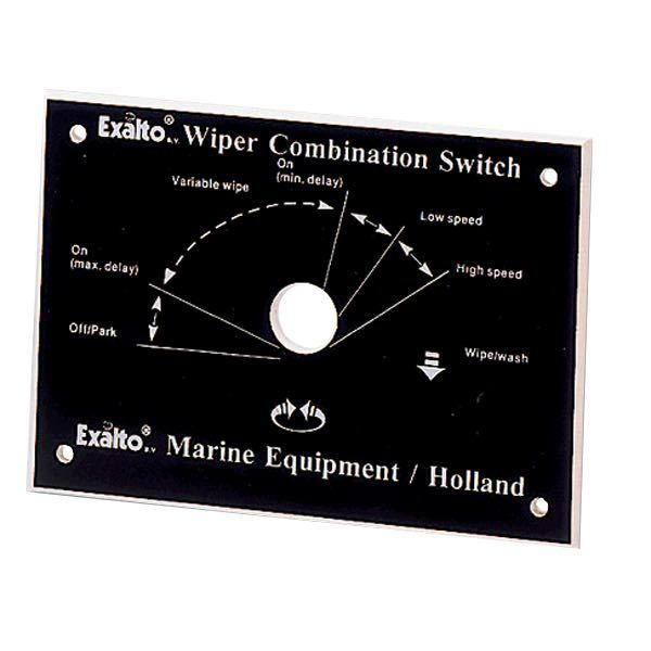 Panel for contact for wiper combi