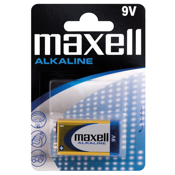 Maxell Alkaline 9V /6LR61 Batterie - 1 Stück