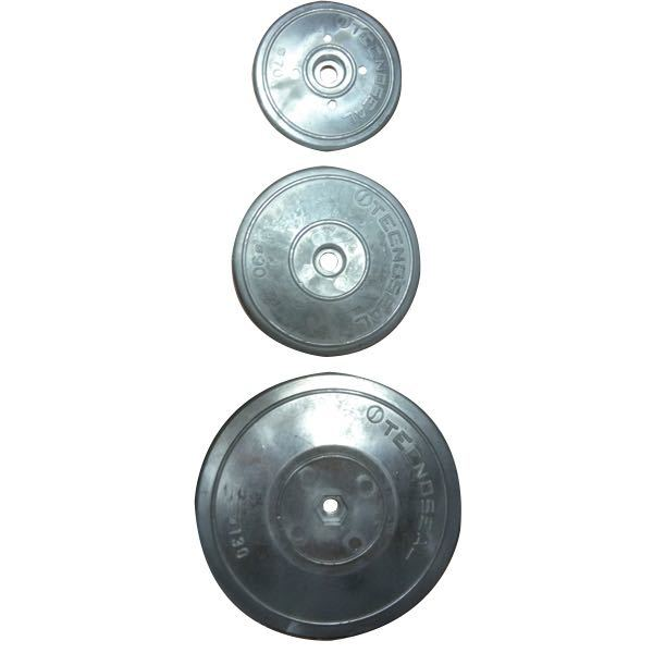 Zinc Plate anode set Ø70mm 250 gr