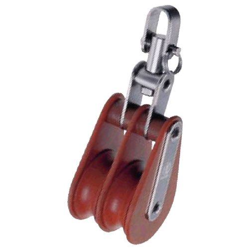 HYE-Block mit Wirbel, 2 Scheiben, 10/12 mm x 35 mm