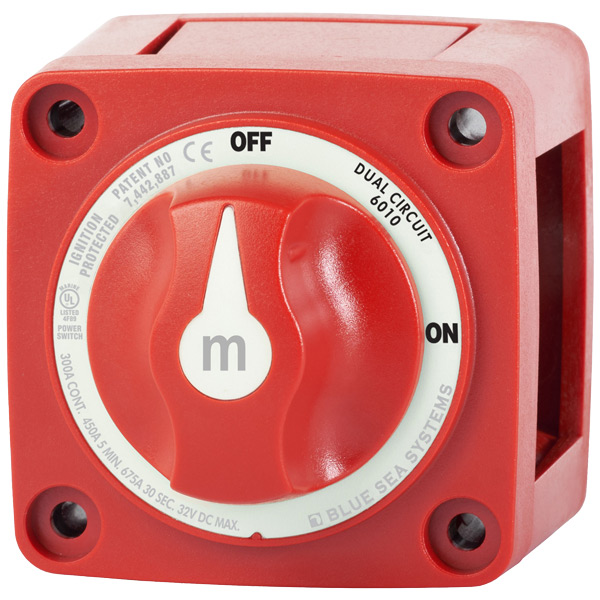 Blue Sea Battery switch Mini Dual, 300A