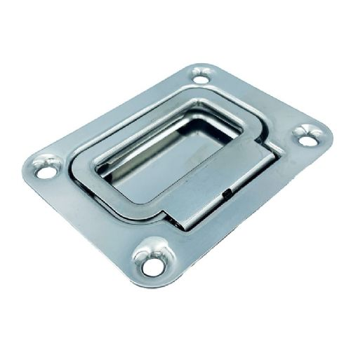 Floor bracket rf w/spring 76 x 57 mm * (also use 20681820)