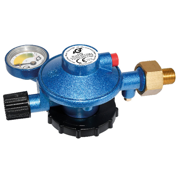 Gasregler mit Manometer für blaue CGI-Gasflaschen