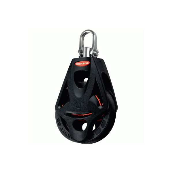 Ronstan Einzelblock mit RF-Wirbel und Hundehalsband