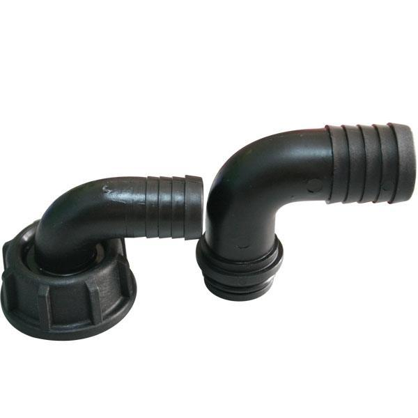 Entlüftungsstutzen 90° Set Ø20 und Ø25mm 1" Gewinde