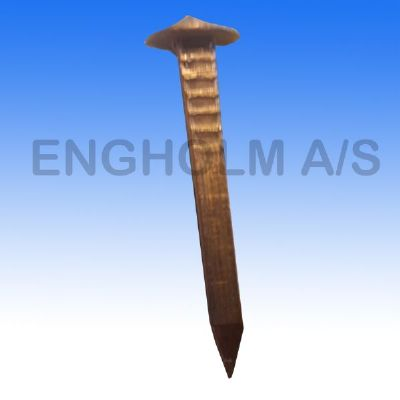 Copper nail Rosette head 3.5 X 40mm Approx. 250 pcs