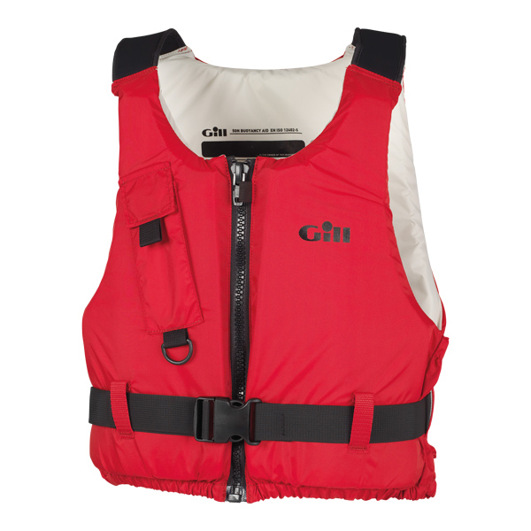 4926 Gill Team Schwimmweste Frontreißverschluss rot Größe 40-50kg