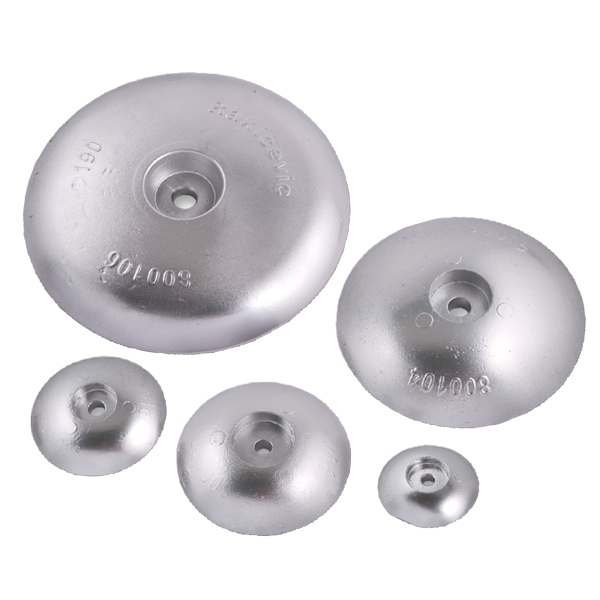 1852 Zinc round anode for Fairline/Sealine Ø70mm 203g