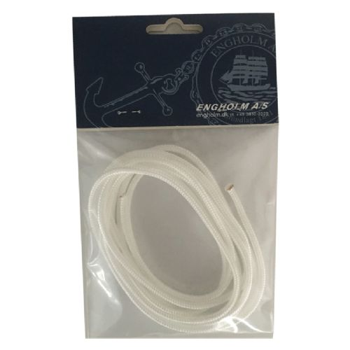 Startsnor hvid 4 mm 2,45 m