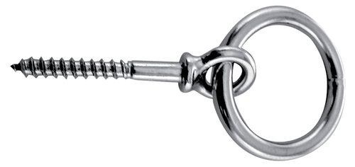 Bootsring mit Holzschraube rf 12mm