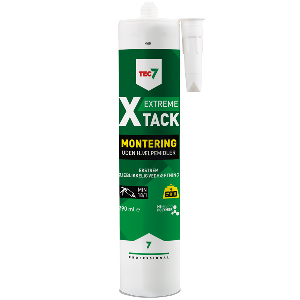 Tec7 X-Tack construction adhesive 290 ml cartridge white