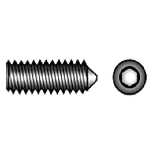 Pinolschraube mit Spitze M6 x 6 DIN 914 A4 Beutel à 6 Stk.
