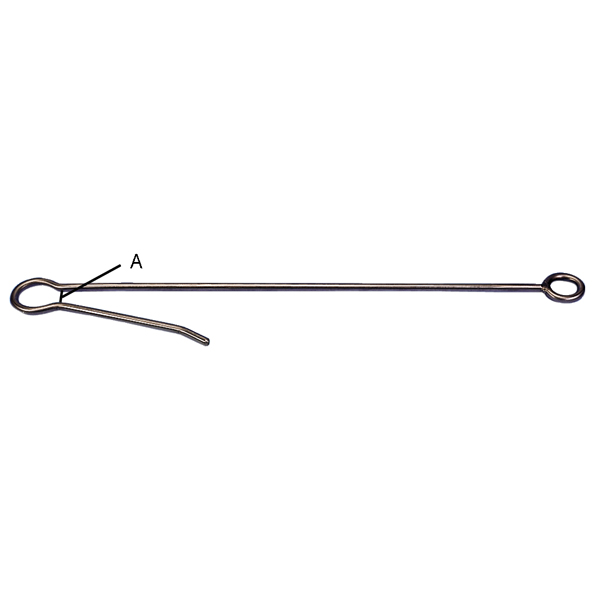 Bending hook 800mm AISI 316 stainless steel