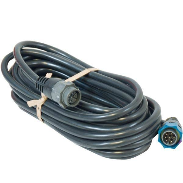 Transducer extension cable 20f. lowrance blue plug, hdsmm
