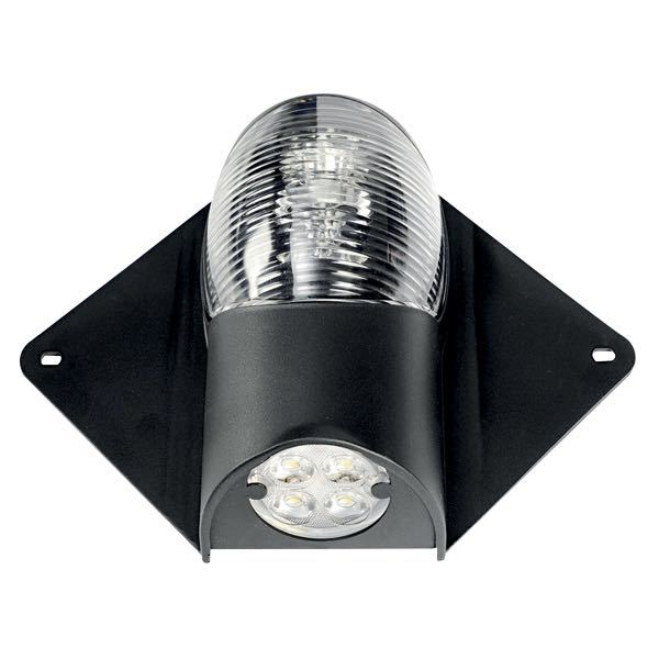 LED Doppelscheinwerfer 2W/Deckscheinwerfer 4x1W, 12/24V bis 20m
