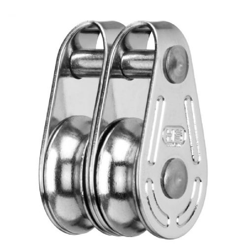 Hs Mini Blok Rf 2sk F/ 6 mm skive Forn. Mess. 16x6mm*