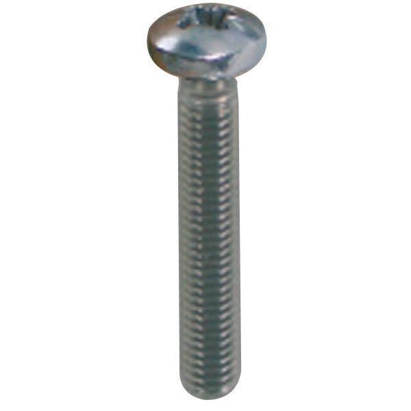 Maschinenschraube Ph. PZD Schlitz 8 x 80 A4 DIN 7985-4 2 St.