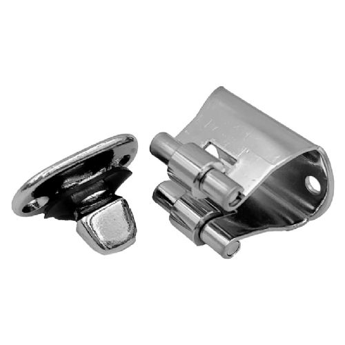 Türfeststeller Messing verchromt 25 mm