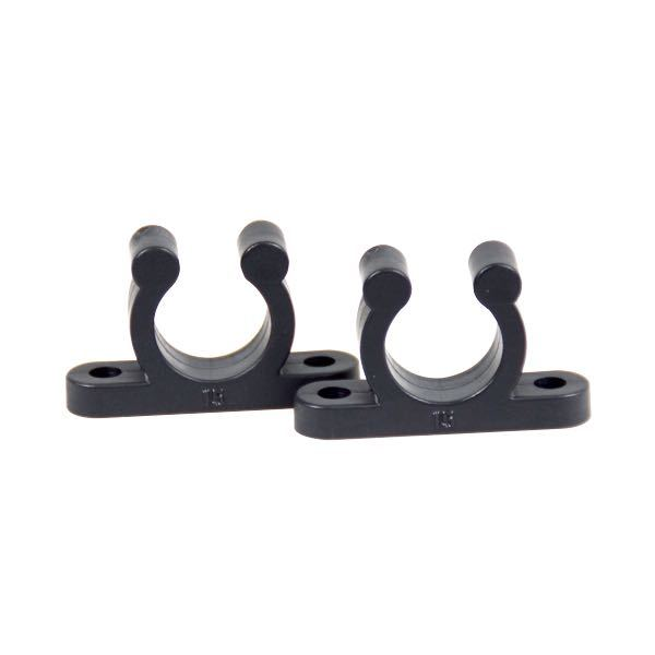 Nylonclips 15mm 2 Stück mit Außenloch