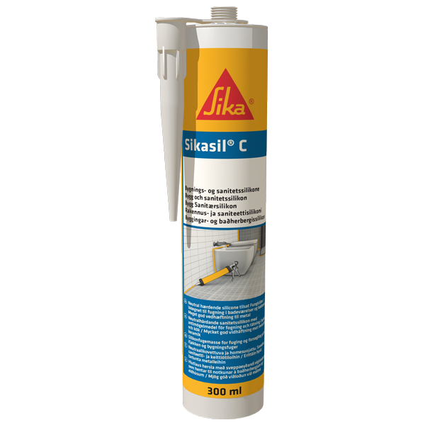 Sikasil-C Silikon weiß 300 ml Kartusche