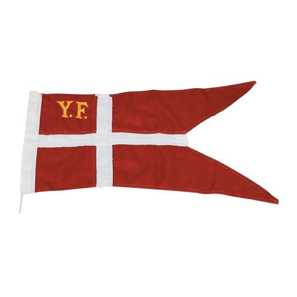 1852 yacht flag 42 x 80cm sewn & with Ø3mm 25cm cord