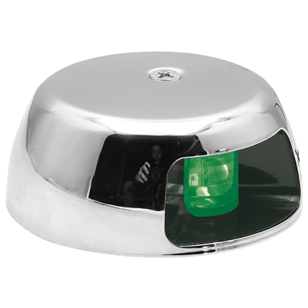 Laterne LED RF Stahlgehäuse Steuerbord 1NM / <12 m Boot
