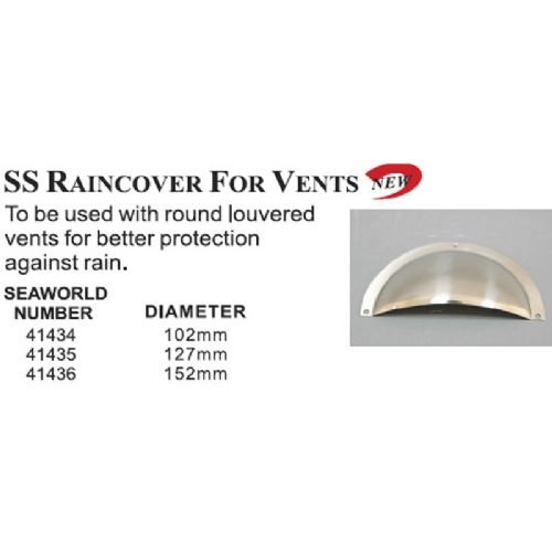 Lüftungsdeckel Edelstahl Ø:127 mm