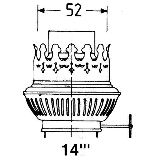 DHR Burner brass for 14