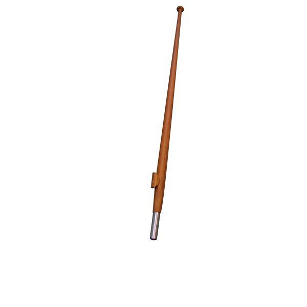 1852 Flagpole in teak 150 cm bushing: Ø25mm, L-100mm