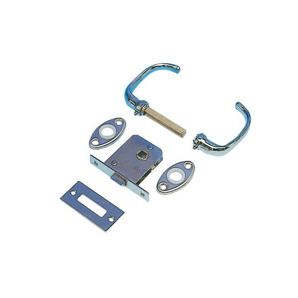 Door handle - built-in without lock 55 x 43 x 11mm comp.