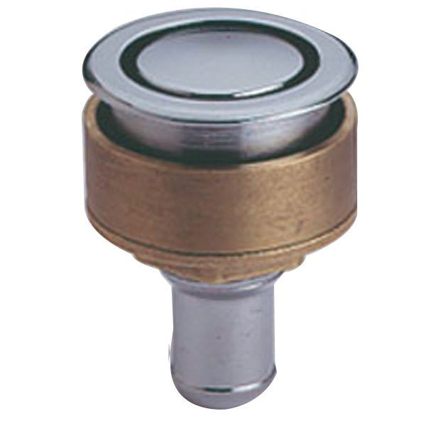 Tank vent flat chrome plated 20mm