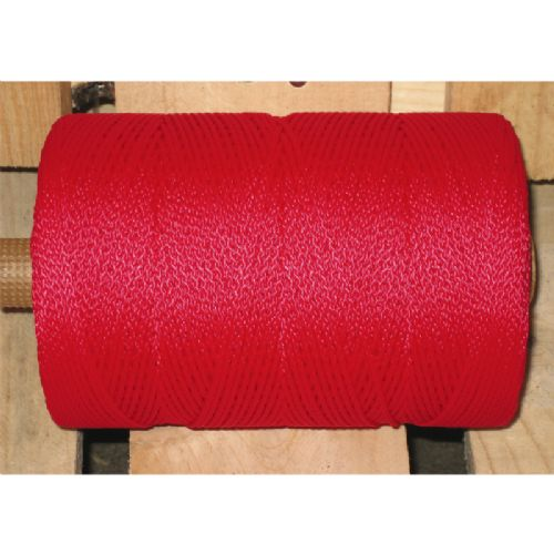 Medaljesnor X-Flettet PP rød 2,5 mm x 500m