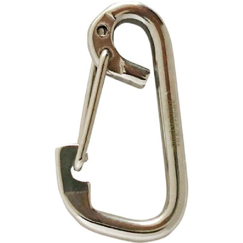 A Karabinerhaken rf 60 mm Bruchlast 600 kg